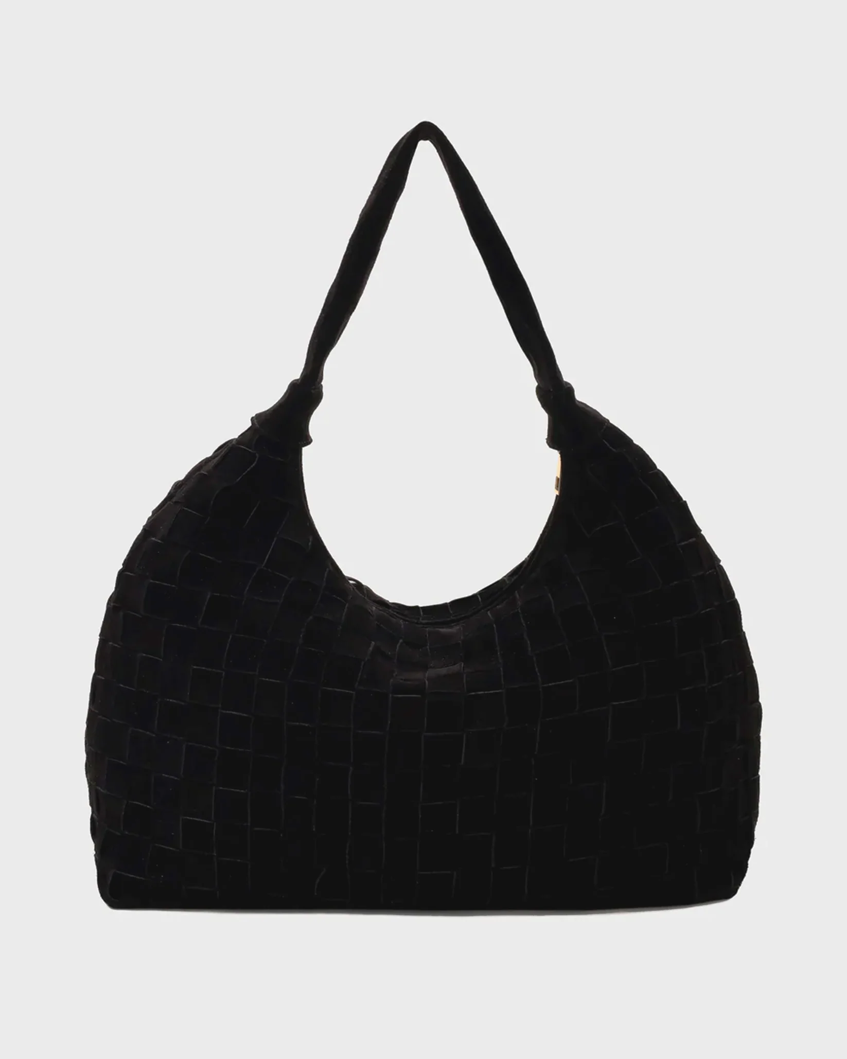 Big Dandy Braided Suede Black w. Gold - Image 4