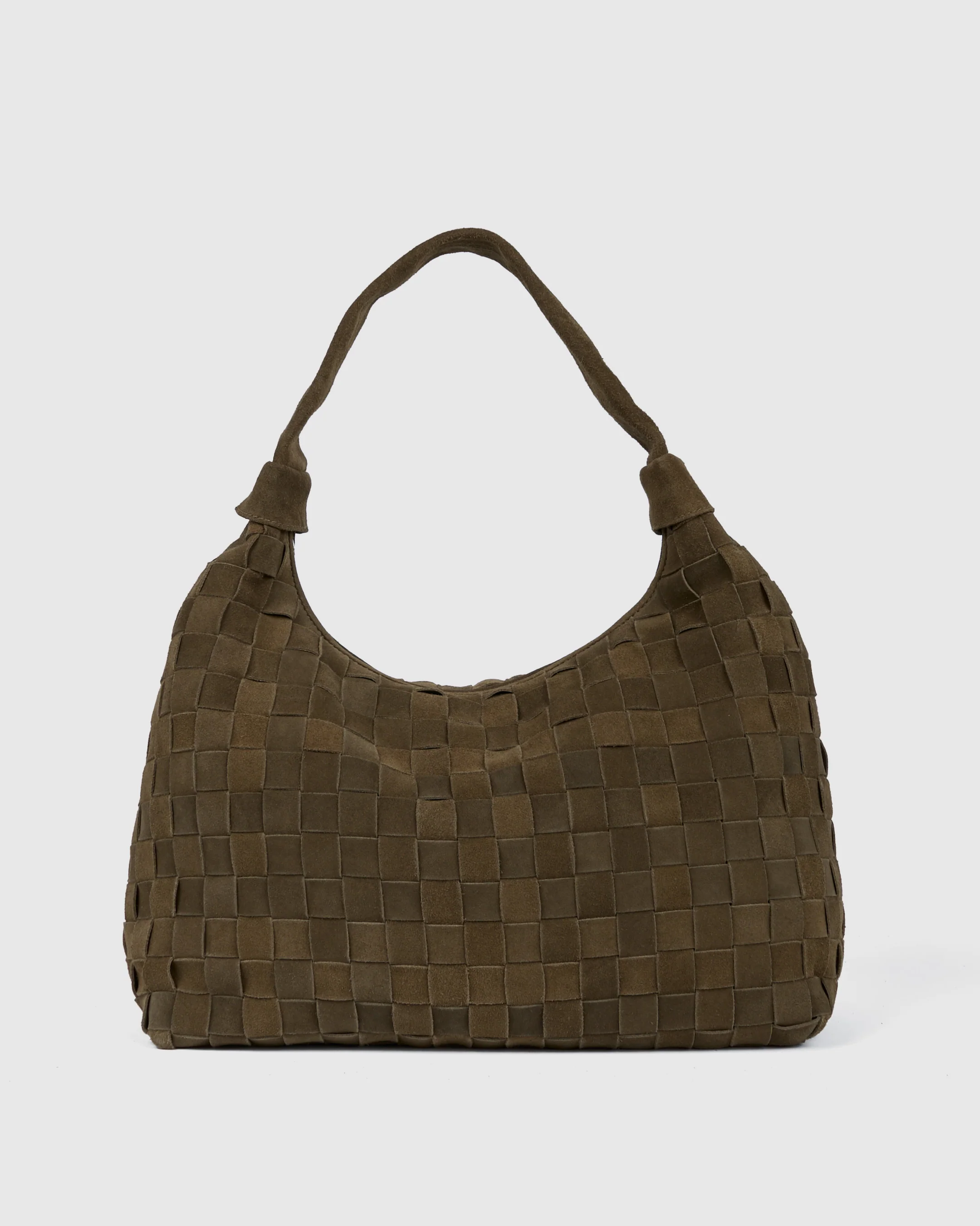 Big Dandy Braided Suede Dusty Olive