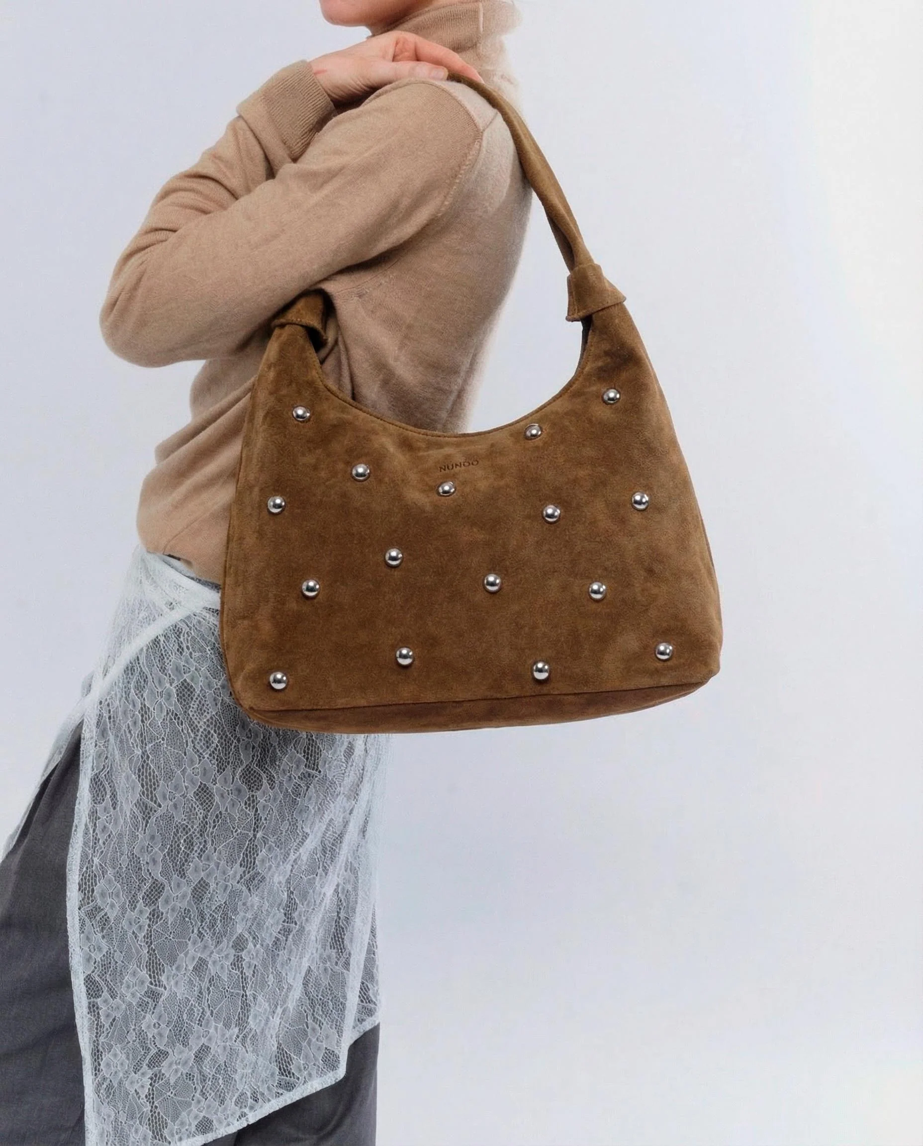 Big Dandy Rivet Suede Dusty Olive - Image 2