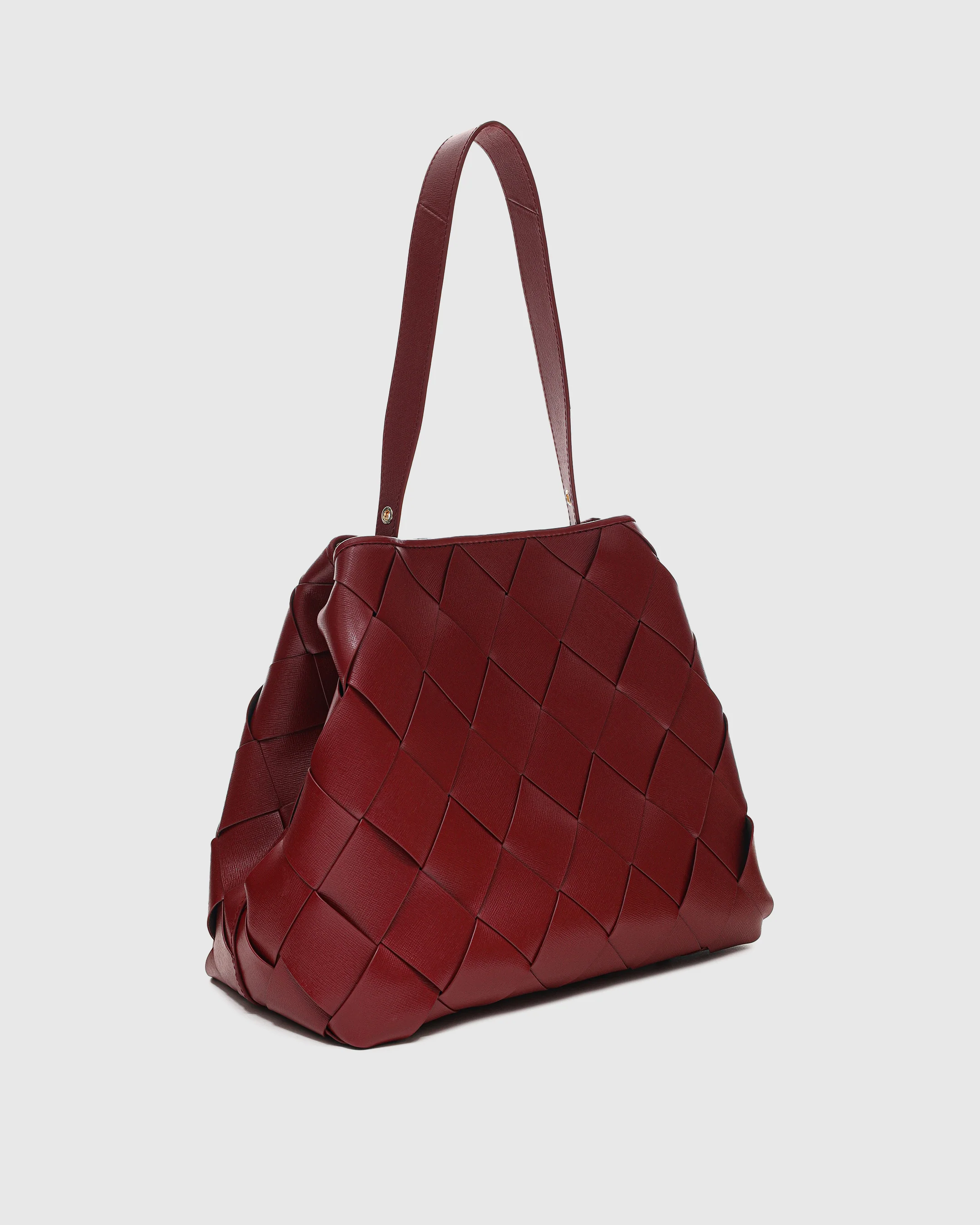 Chiara Braided Florence Maroon w. Gold - Image 3