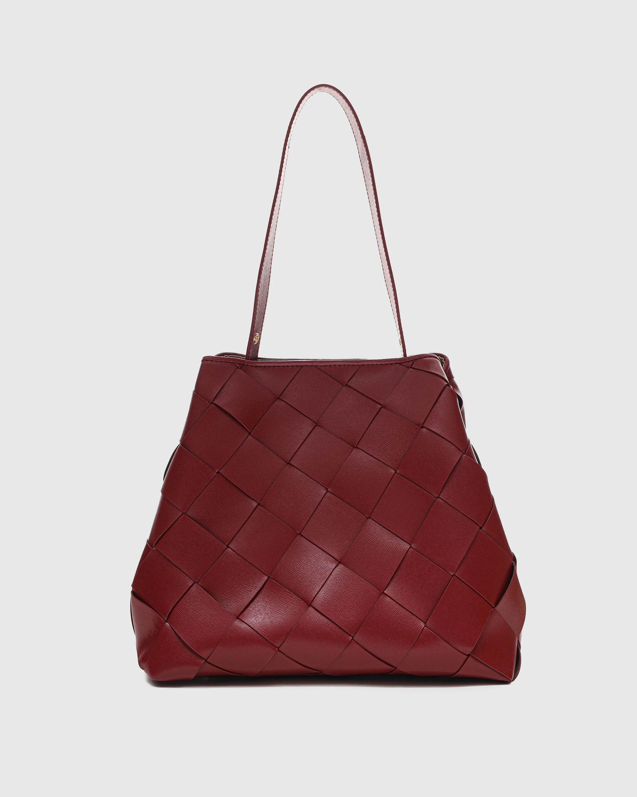Chiara Braided Florence Maroon w. Gold - Image 5