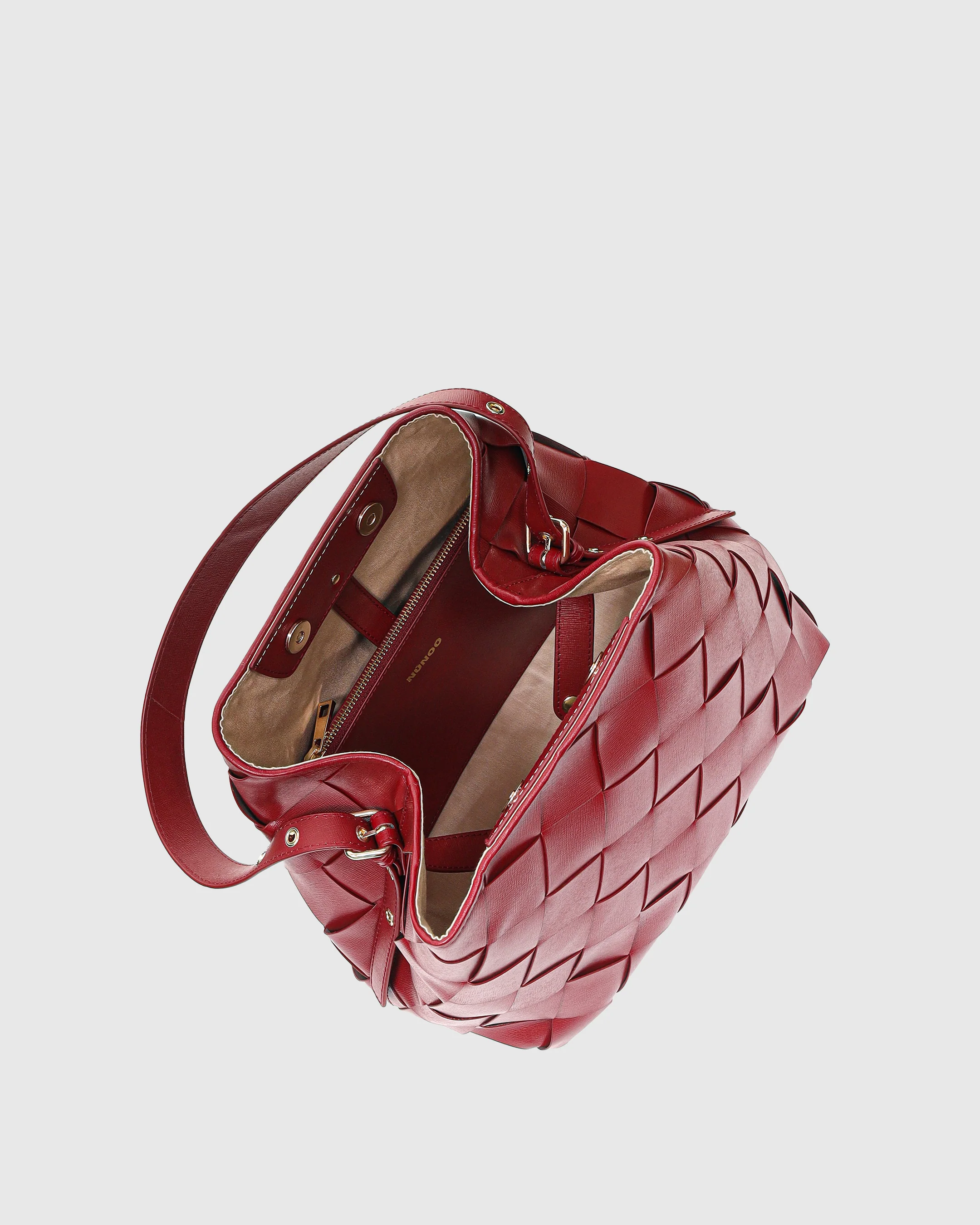 Chiara Braided Florence Maroon w. Gold - Image 6