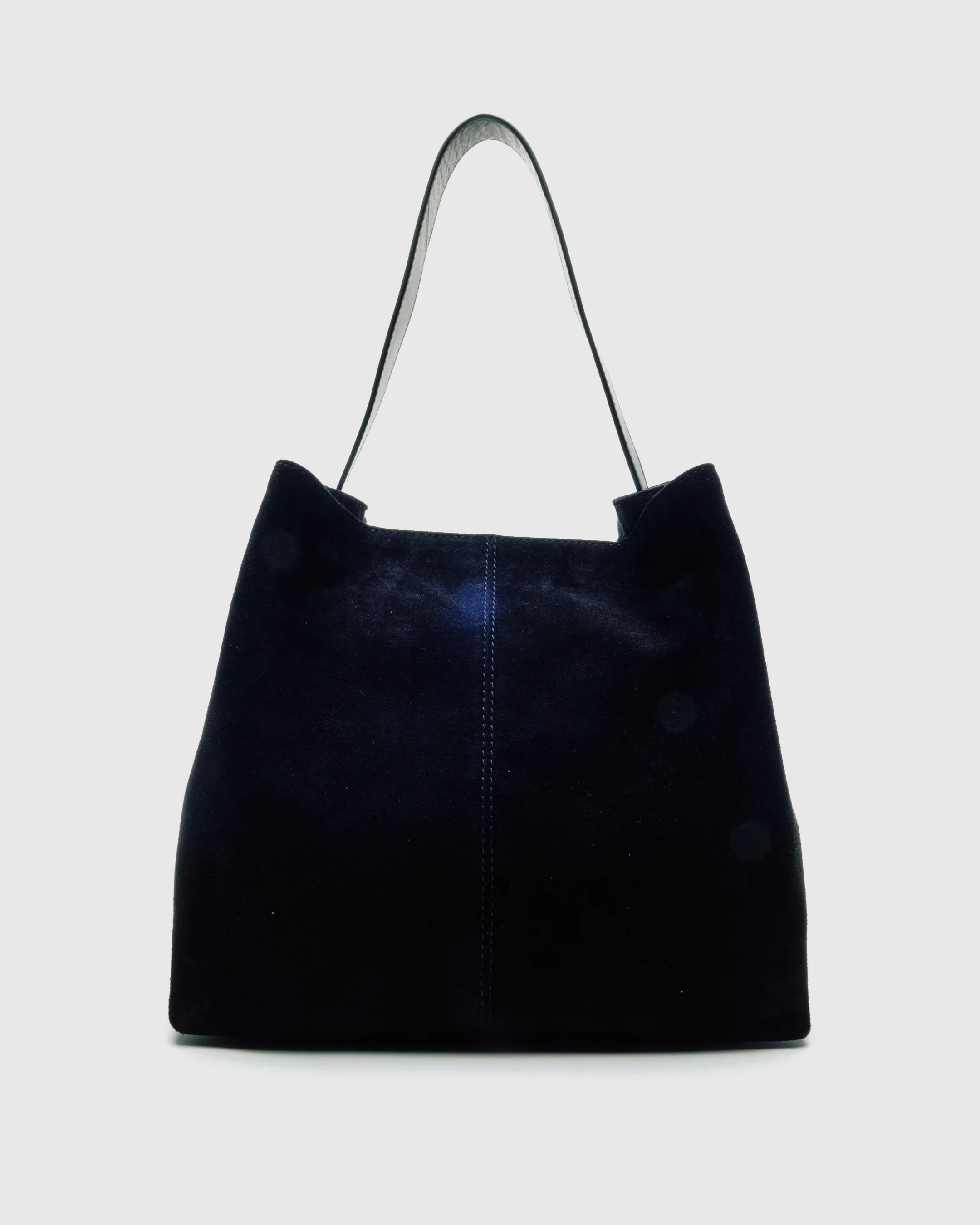 Chiara Suede Black w. Gold - Image 4