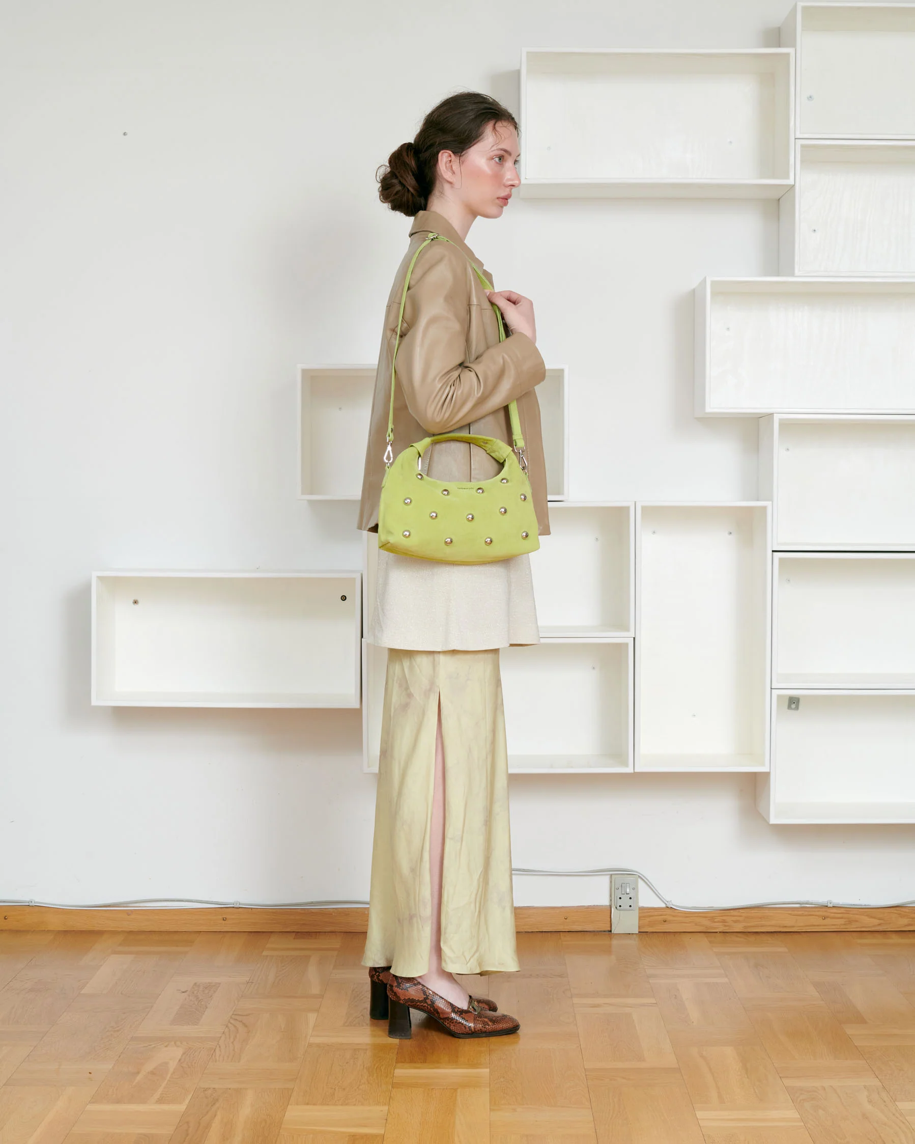 Dandy Rivet Suede Lime - Image 6