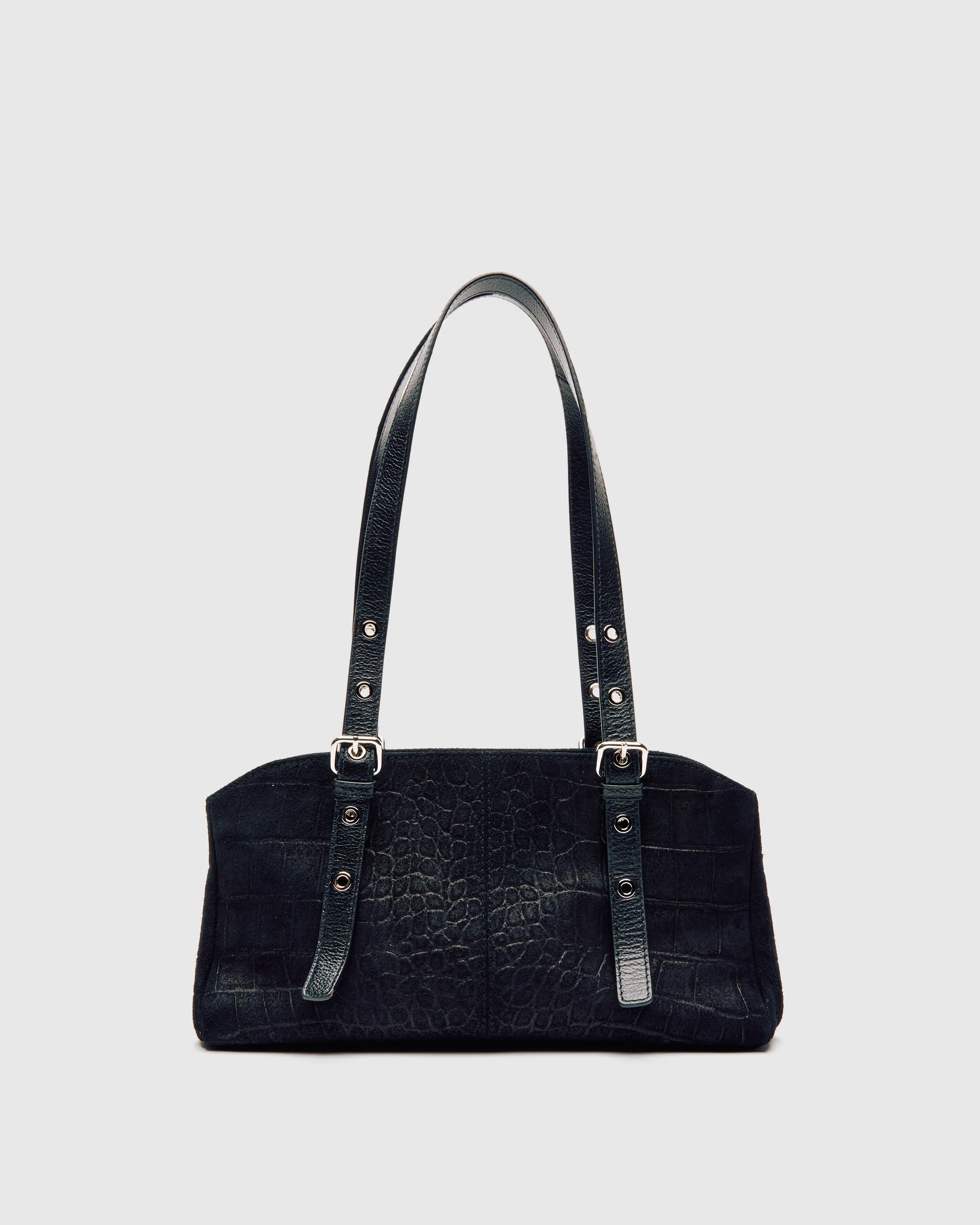 Hazel Scale Suede Black - Image 5