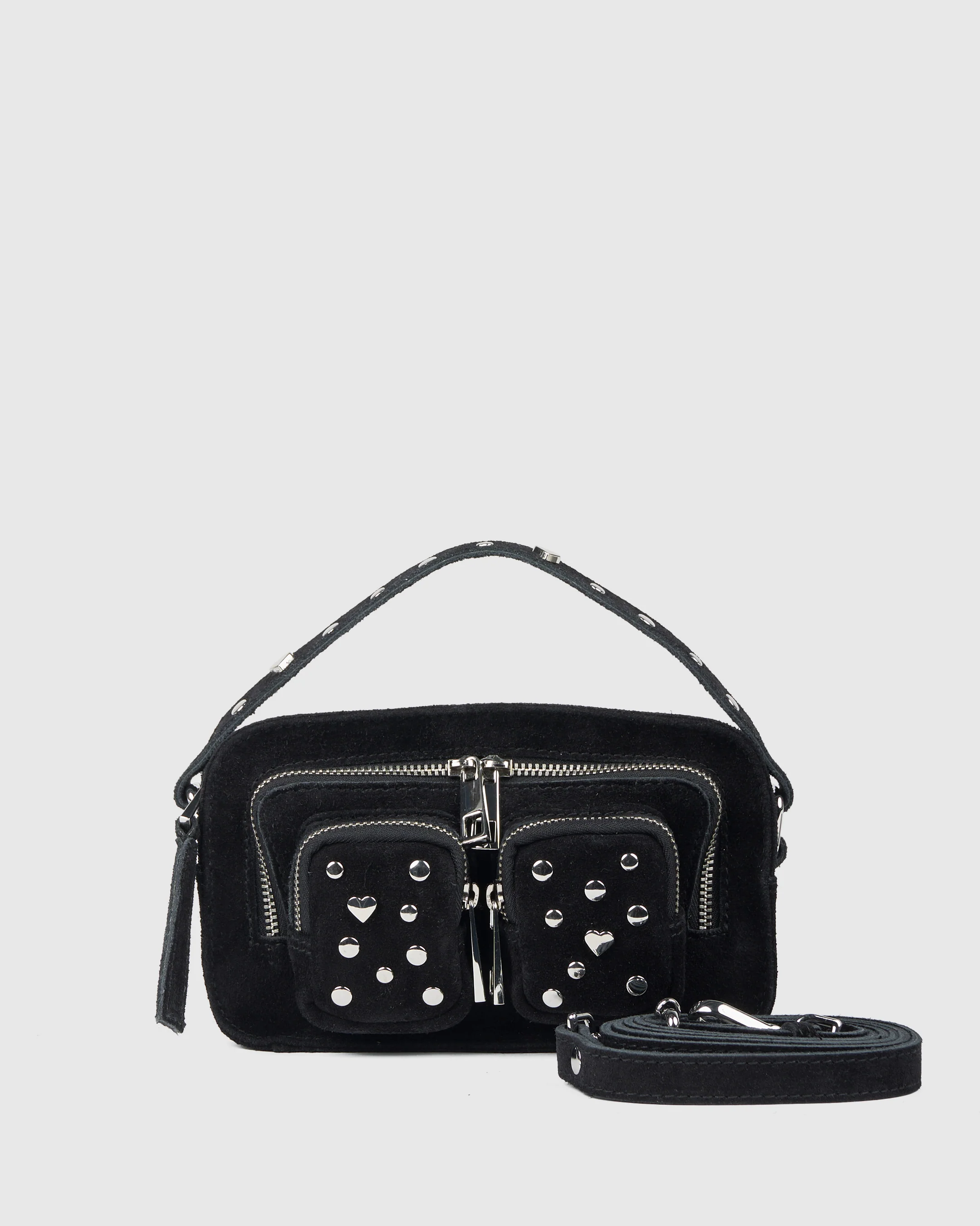 Helena Sweetheart Suede Black - Image 2