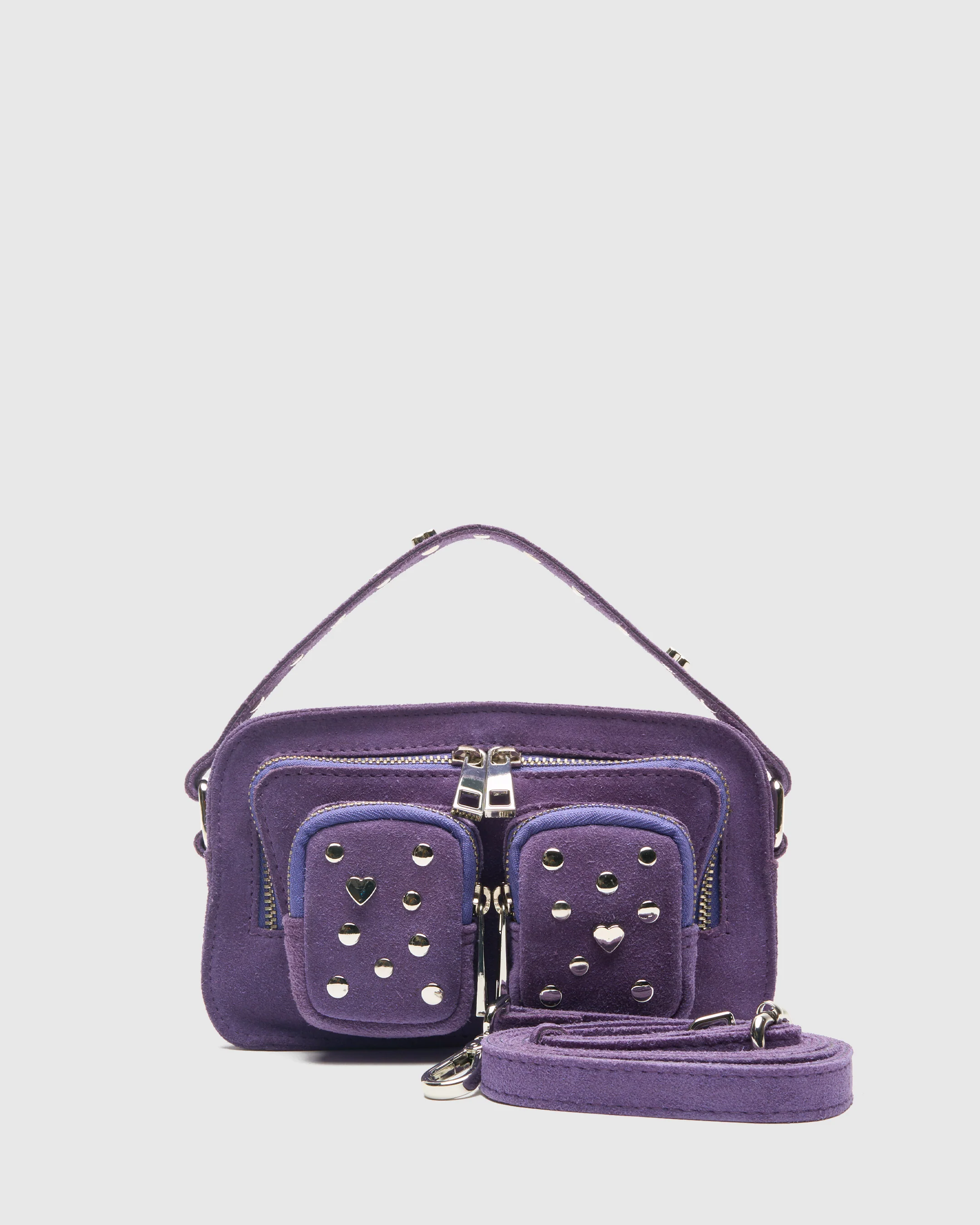 Helena Sweetheart Suede Dark Purple - Image 2
