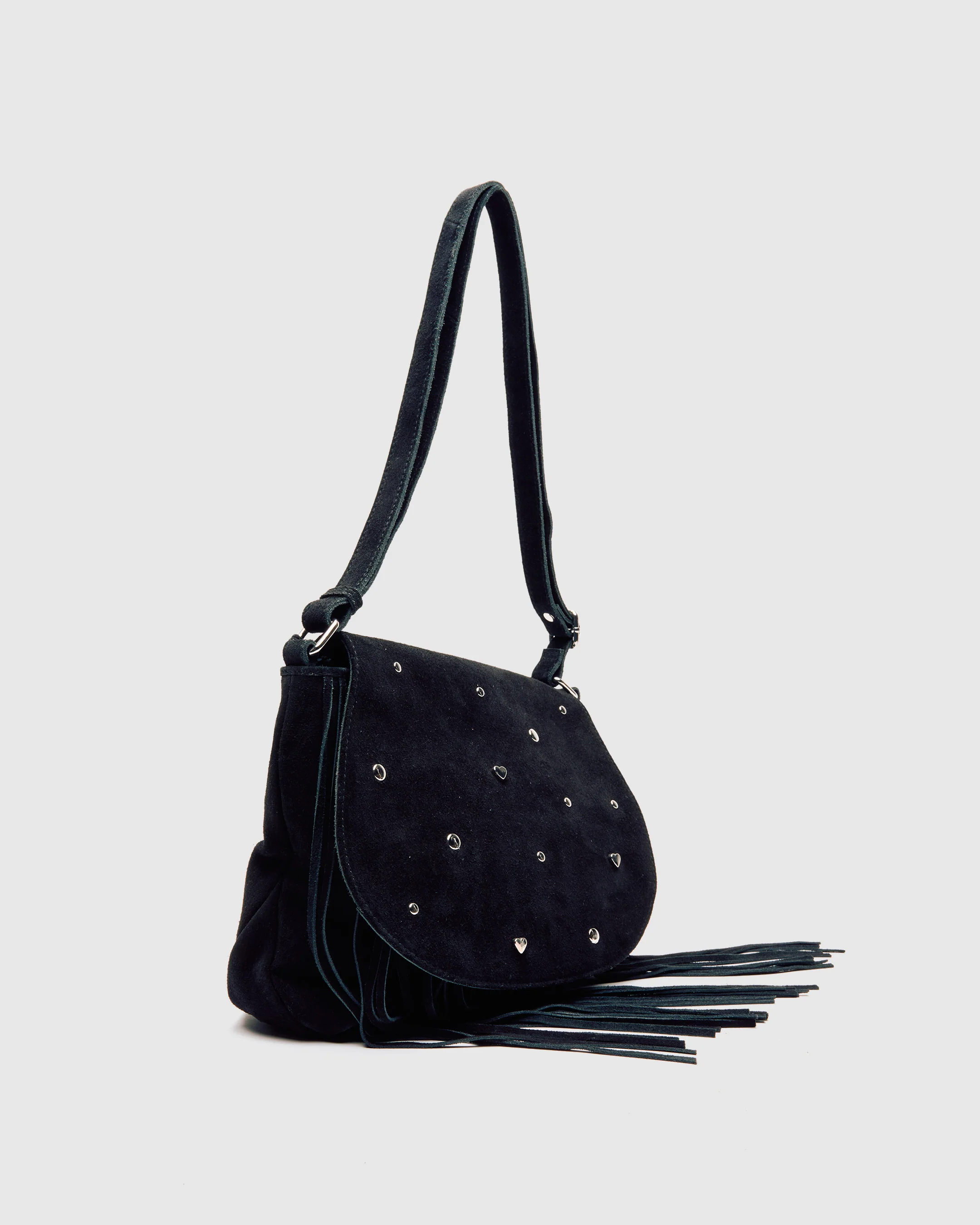 Layla Sweetheart Suede Black - Image 4
