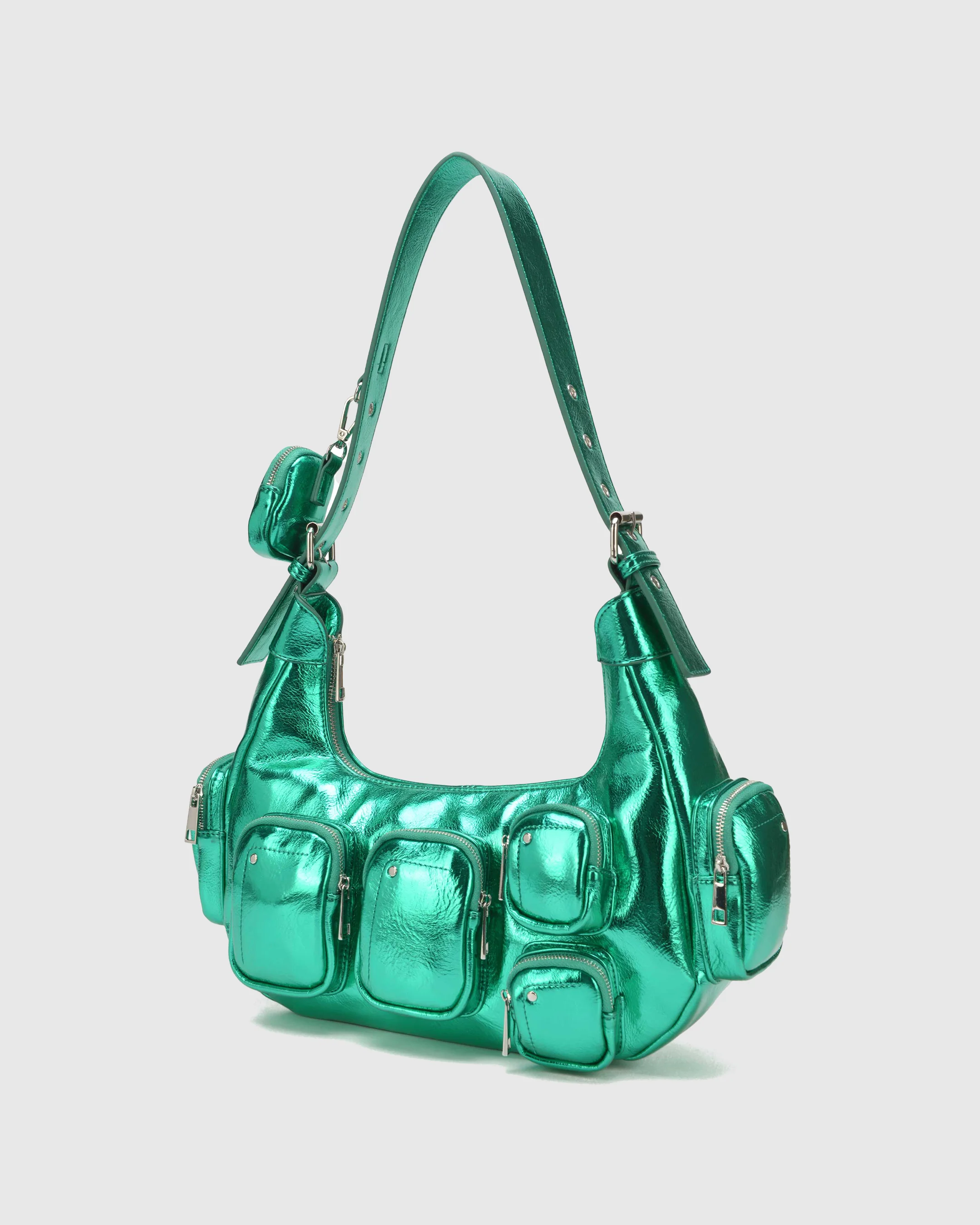 Sally Pocket Recycled Cool Green - Image 3