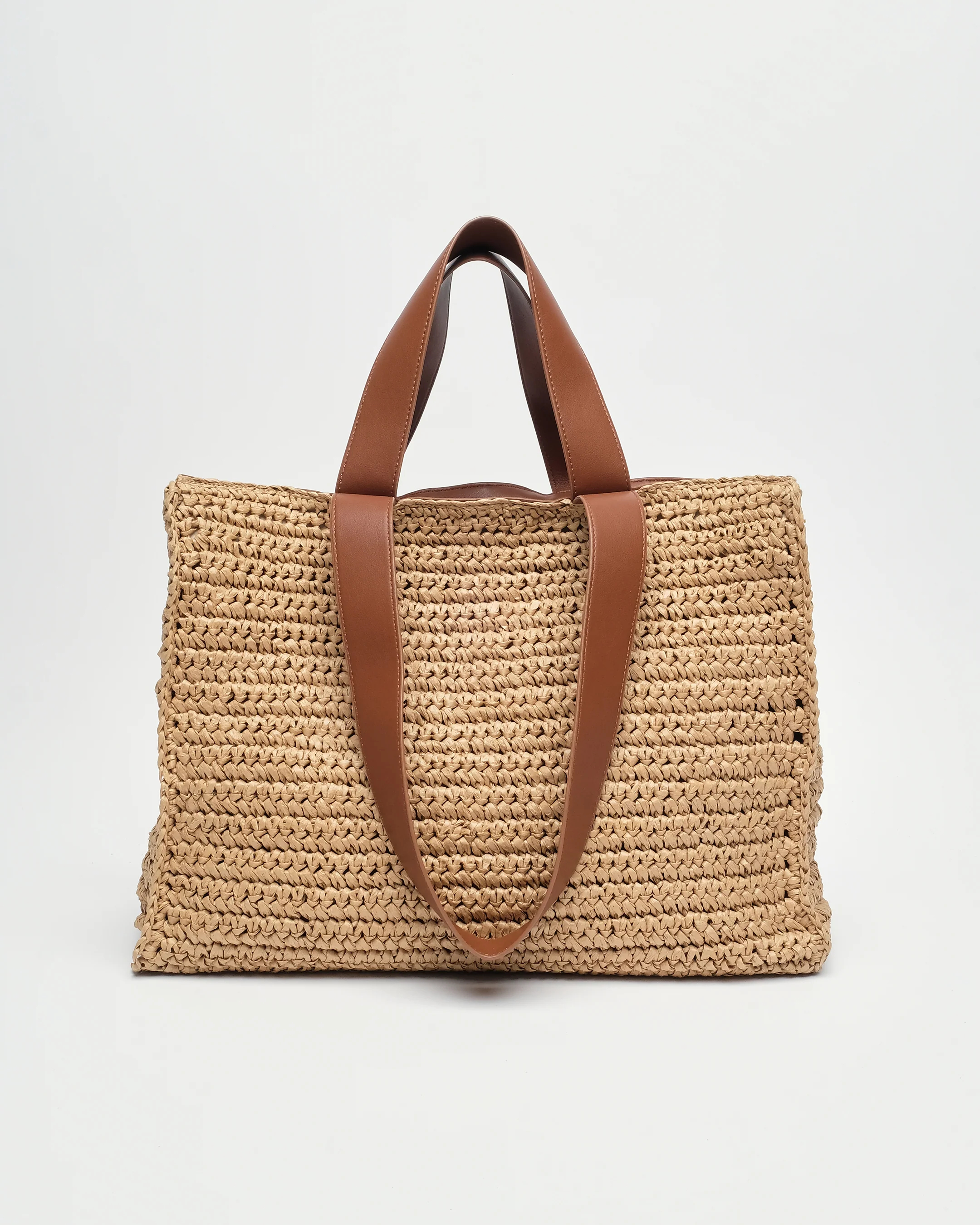 Shopper Raffia Light Brown - Image 4
