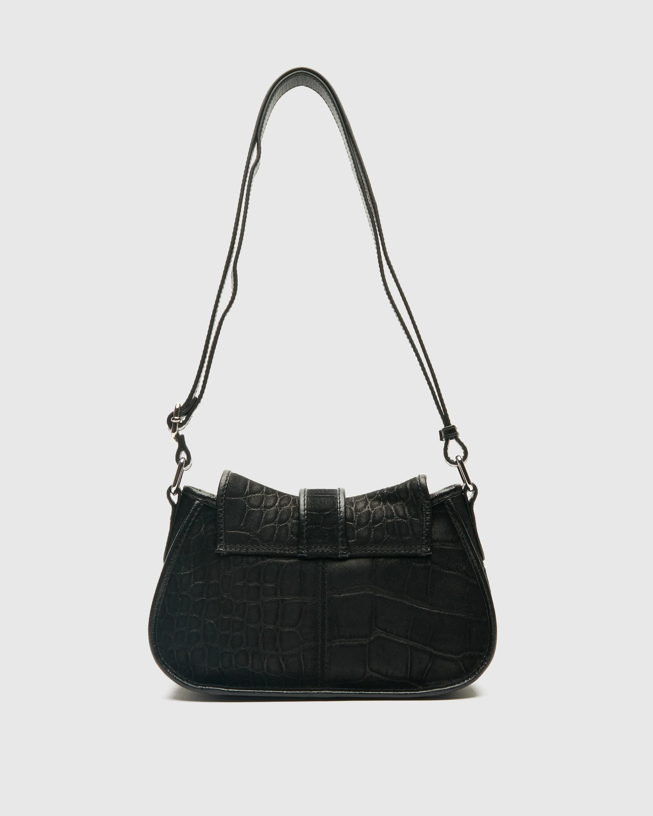 Small Maria Scale Suede Black - Image 5