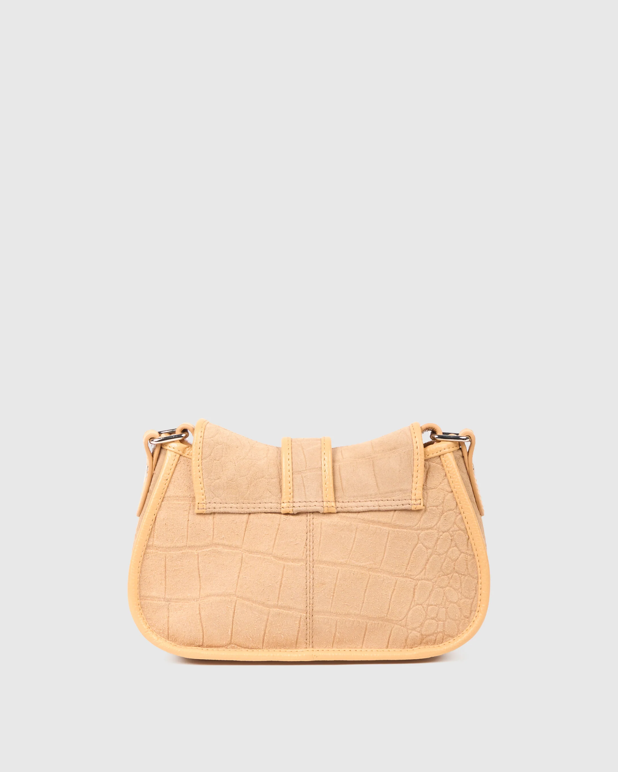 Small Maria Scale Suede Cream - Image 5