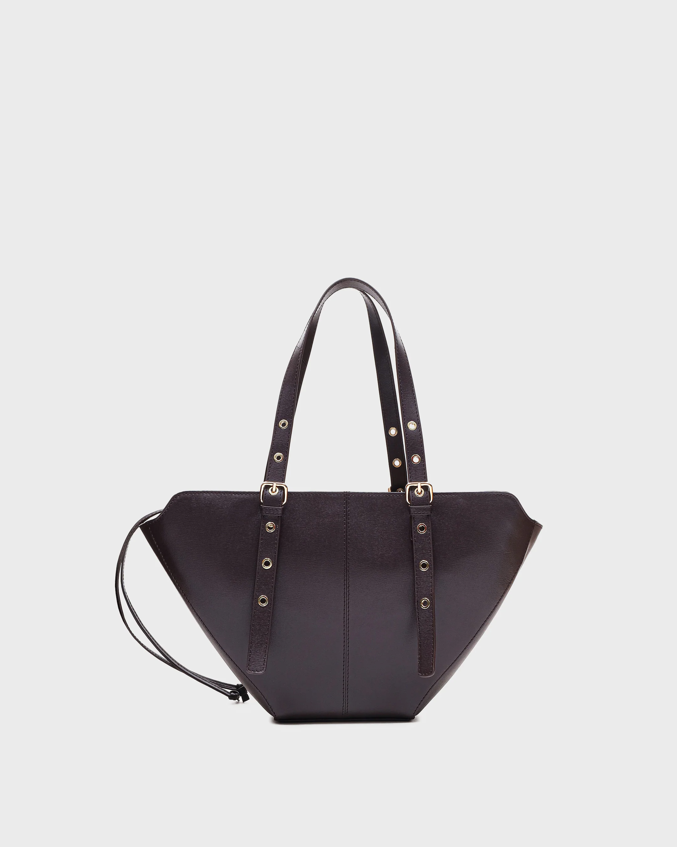 Small Nora Florence Chocolate w. Gold - Image 3